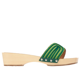 The Harness Clog - GREEN/OLIVE