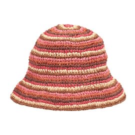Lucy Bucket Hat - BRIGHT PINK/CHOCOLATE