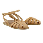 Aella Leather Natural sandals 3-4