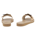 Aglaia Natural/Tortoiseshell sandals back