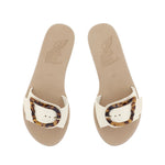 Aglaia Off White/Tortoiseshell sandals top