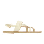 Alethea Leather Off White sandals side