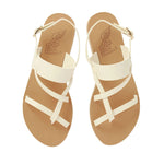 Alethea Leather Off White sandals top