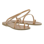 Apli Eleftheria Leather Natural sandals 3-4
