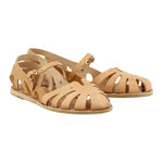 Apollonia Leather Natural sandals 3-4