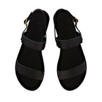 Clio Leather Black Sandals top