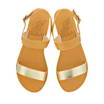 Clio Leather Nat/Platinum Sandals op