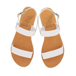 Clio Leather White sandals top