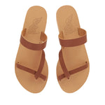Daphnae Leather Cotto sandals top