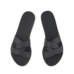 Desmos Leather Black sandals top