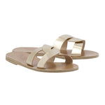 Desmos Leather Platinum sandals 3-4