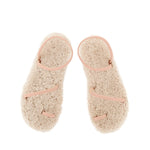 Eleftheria Shearling Natural sandals top