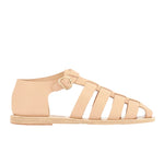 Homeria Leather Natural sandals side