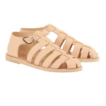 Homeria Leather Natural sandals 3-4