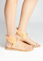Ikaria Leather Natural sandals