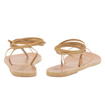 Celia Leather Natural sandals back