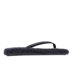 Saionara Shearling Black sandals side