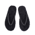 Saionara Shearling Black sandals top