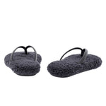 Saionara Shearling Black sandals back