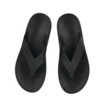 Charys Comfort Leather Black sandals top