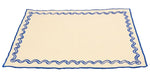 Set Of 2 Placemats Ecru/Blue