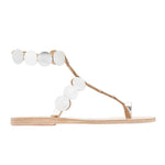 Asteras Mirror Silver sandals side