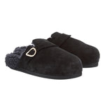 Vasilitsa Suede All Black sandals 3-4