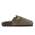 Vasilitsa Suede All Khaki sandals side
