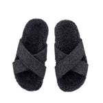 Anilio Felt Black sandals top