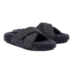 Anilio Felt Black sandals 3-4