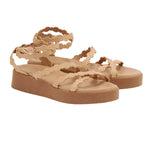 Aspis Leather Natural sandals 3-4