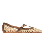 Aerati Ballet Flat Khaki/Natural side