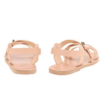 Hercules Leather Natural sandals back