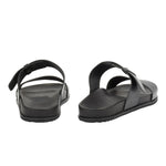 Kimon Leather Black sandals back