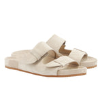 Diogenis Suede Leather Sabia slide sandals 3-4