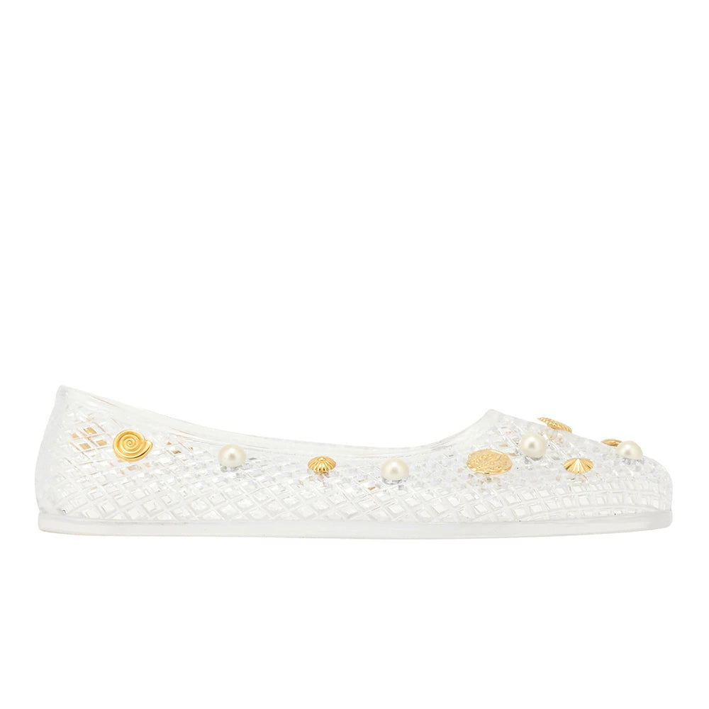 靴 ANCIENT GREEK SANDALS / IRO CLEAR FLAT Iro Jelly Shells Clear – Ancient Greek Sandals