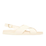 Ikesia Leather Off White sandals side