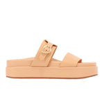 Latria 2Flatform Leather Natural sandals side