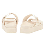 Latria 2Flatform Leather Off White sandals back