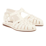 Karina Leather Off White sandals 3-4