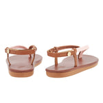 Zoi Cord/Leather Pink/Tan sandals back