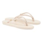 Saionara Rope/Leather Beige sandals 3-4