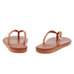 Saionara Rope/Leather Tan sandals back