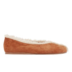 Aeropi Ballet Flat Rust side view