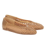 Aeropi Ballet Flat Raffia Bronze 3-4
