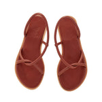 Bomba Leather Cotto sandals top