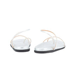 Kansiz Footbed Silver sandals back