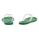 Jelly Flip Flop Clear/Green