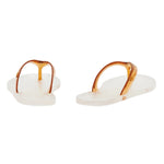Jelly Flip Flop Caramel/Clear