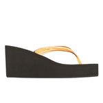Etheria Jelly Caramel sandals side